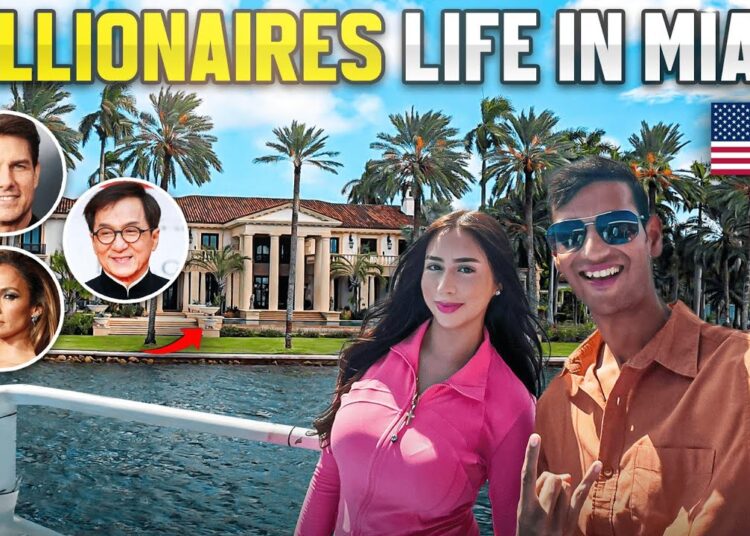 Hollywood Celebrities Home Tour in Miami || American Millionaires Life 🇺🇸