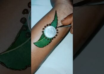 stylish name Kali coins tattoo mehndi design ll M letter design #artist #shorts #trending #youtube