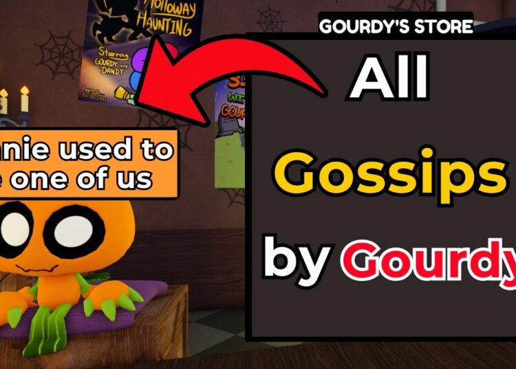 New Shopkeeper Gourdy all gossip in New Dandy’s World Halloween Update