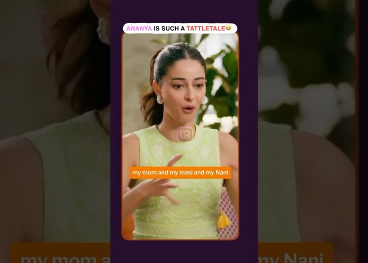 Ananya Pandey Talks about her Gossip and Tattletale behaviuor. #interview #ananyapandey