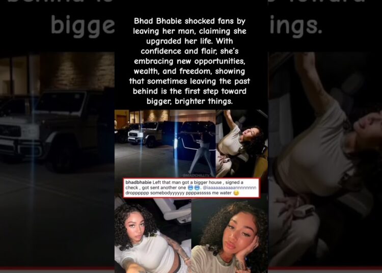 Bhad Bhabie Leaves Her Man and Upgrades Her Life 💰 #celebrity