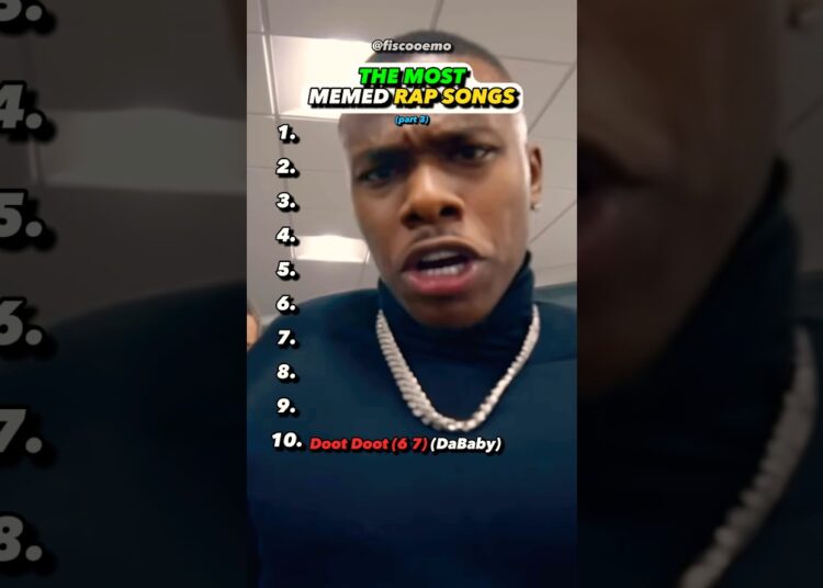 MOST Memed Rap Songs