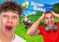 My Dad Finally Wins Victory Royale!