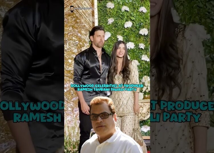 Bollywood Celebs At Producer Ramesh Taurani Diwali Party #bollywood #hrithikroshan #rameshtaurani