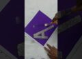 A.N English Letter writing brush calligraphy #trending #art #video #viral #artwork #artist