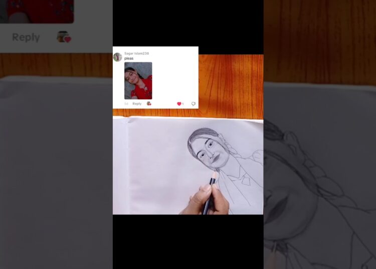realistic pencil sketch #shorts #artist #viral #trending #fypシ #foryou #music #viralsong