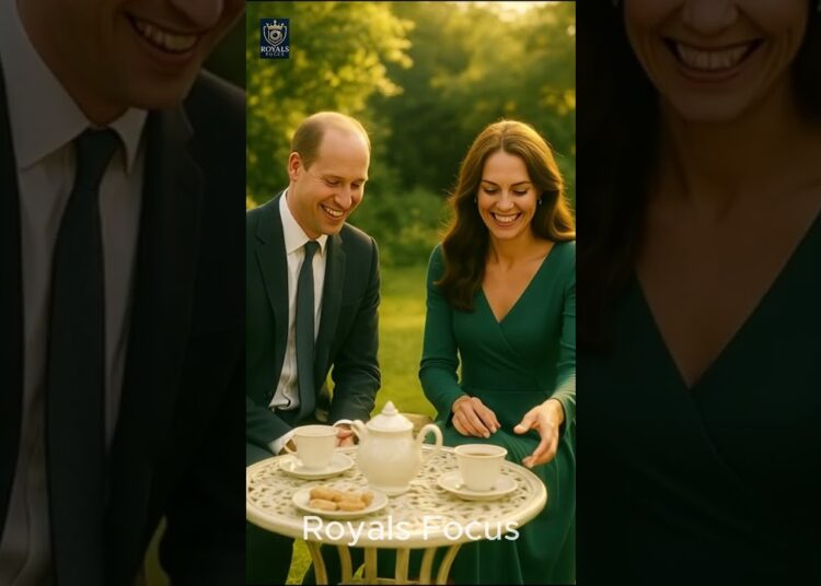 Prince William and Princess Kate’s Golden Garden Laughter#shorts #hollywood #celebrity