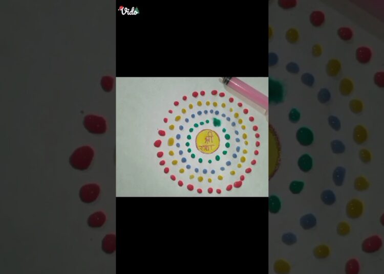 Water Drop Painting | #viral #art #painting #youtubeshorts