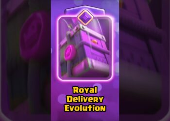 📦 Royal Delivery Evolution #clashroyale