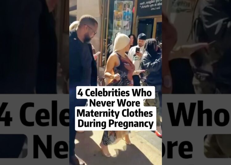 4 Celebrities Who never wore maternity clothes during pregnancy #celebrity #foryoupage #fyp