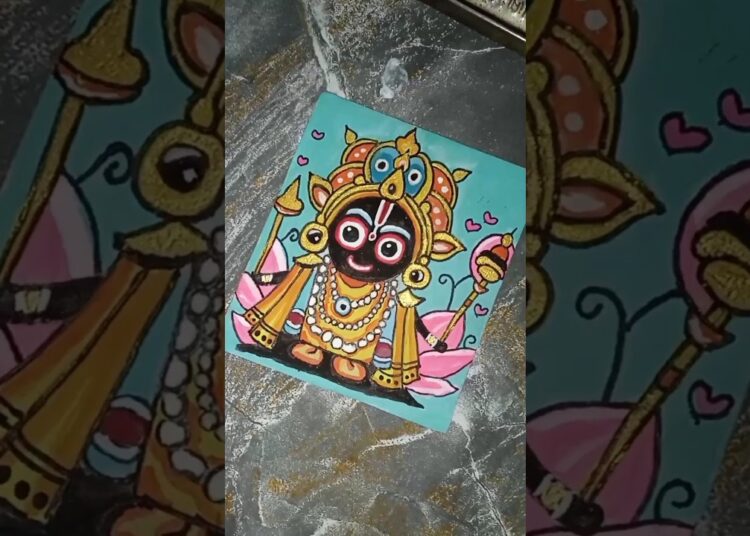 Jagannath Painting ||Rath yatra special Painting ||#art #trending #painting #shikhaprusty