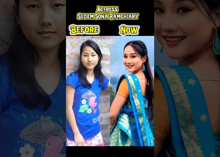 Actress Sudem Sona Before & Now #shorts #celebrity #bodoreals #ytshorts #realfamily