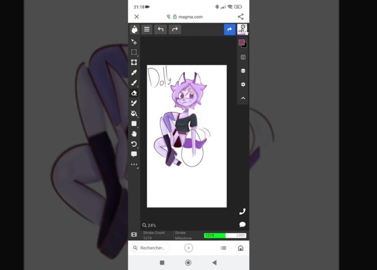 my monster Dolly #digitalart #art #originalcharacter #artist #trend#youmonster