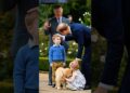 Rare moment: Charles smiles with Harry 💫#royal #royalfamily #kingcharles #princeharry #archie