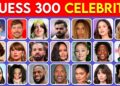 Guess the Celebrity in 3 Seconds | 300 Most Famous People