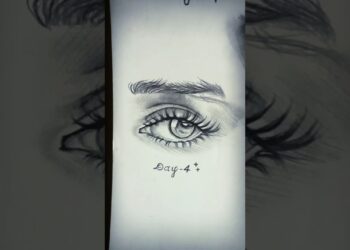 Day-4 🌟 drawing eyes @fine_tae.st95 #art #artist #drawing #animeartist