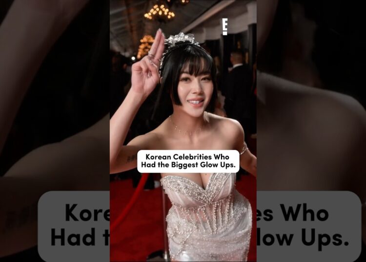 Korean celebrities who had the biggest glowups. #shortsfeed #koreancelebrity