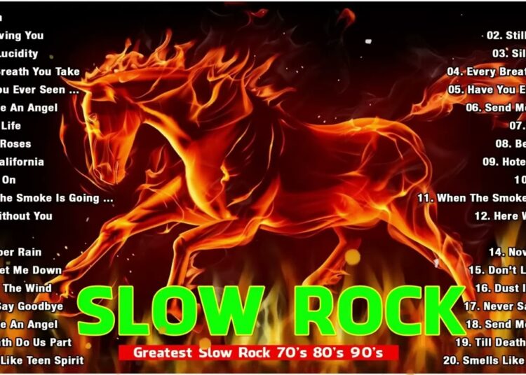 Slow Rock Ballads 70s 80s 90s – Scorpions, U2, Bon Jovi, GNR, Ledzeppelin, Nirvana, Foreigner