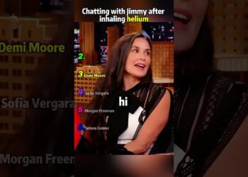 Chatting with Jimmy after inhaling helium#usa  #funny #hollywoodbuzz #celebrity