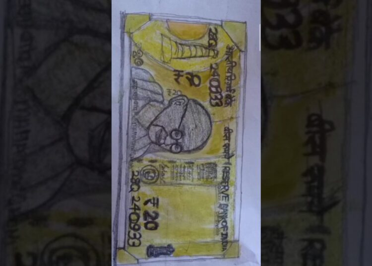 Drawing Farzi Note #Shorts #farzi #drawing #artist #viral