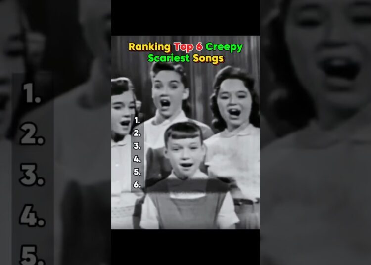 Ranking Top 6 Creepy Scariest Songs #music #playlist #scary #creppy