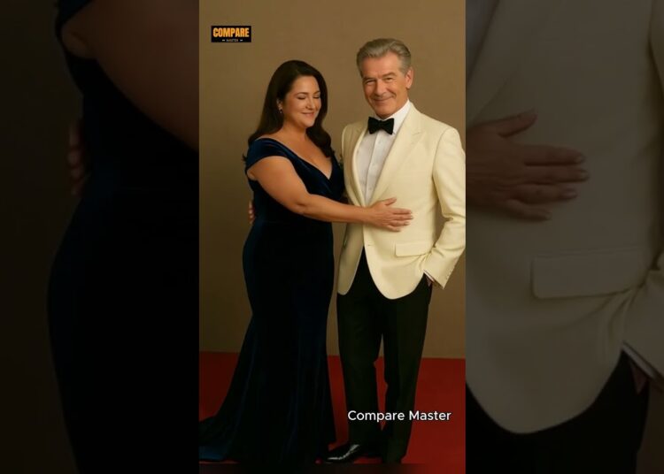 Pierce Brosnan & Keely Shaye Smith #shorts #hollywood #celebrity