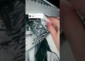 How I made my most viral art video 🎯 #tutorial #creative #junjiitocollection #artist