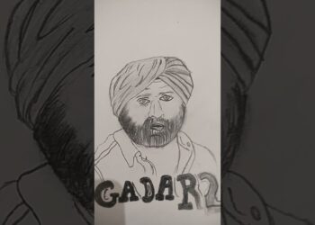 Sunny deol drawing Armaan Artists studio