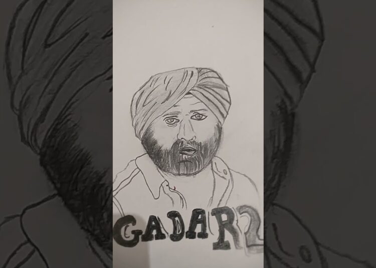 Sunny deol drawing Armaan Artists studio