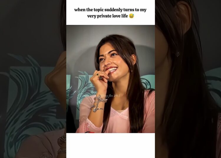 Family gossip hits different when the topic suddenly turns to my private life 🫣#rashmikamandanna