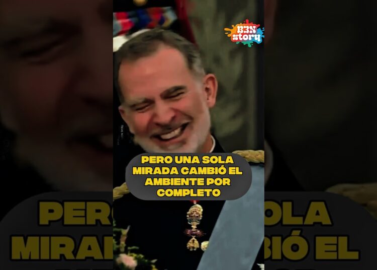 Incluso dentro de la familia real los celos existen.Una mirada que le quitó la sonrisa al rey Felipe