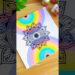 Draw an easy and simple mandala with me 🌈⛅️✨ #art #shortsvideo #pastel #colors #mandala #drawing