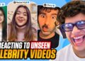 COMEDIANS REACT TO UNSEEN CELEBRITY VIDEOS
