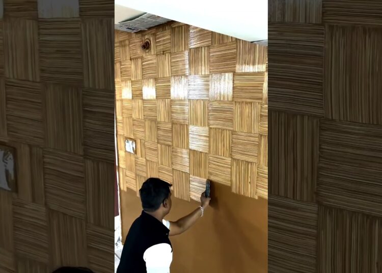 charpai texture design by Asian paint royal play in home decor #highlight #texture #reels #trending