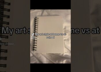 My art style at home vs at school