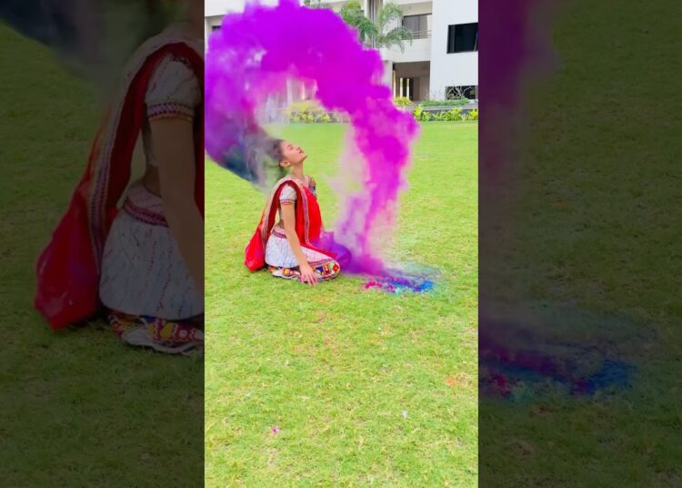 Wait For Ending ❤️🌈 Thumak Thumak #tappuparmar #hapoyholi #music #love #song #viral #trending