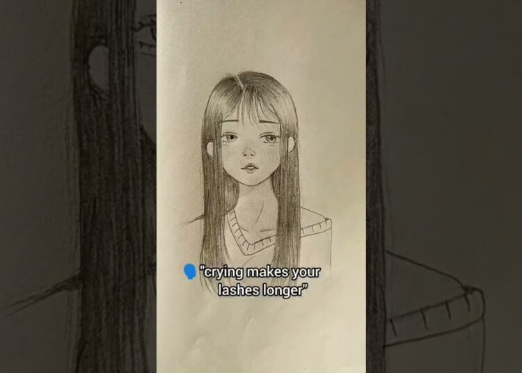 “crying makes your lashes longer” #art #artist #shorts #fypシ #eyes