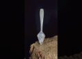 Making Spoon kunai #survival #diy #craft #creative #creative #artist  #shortvideo #viralvideo