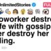 My coworker destroyed my life with gossip, so I let her destroy her own wedding. [FULL STORY]
