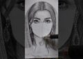 Face Drawing technique 🤗❤️#shorts #art #drawing #artist #satisfying