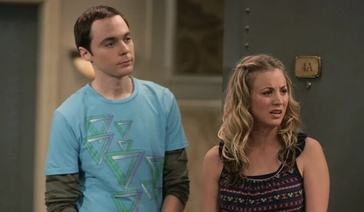 Sheldon and Penny are grossed out in "The Big Bang Theory" (2007-2019)