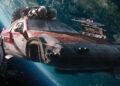 The car floating in space in F9