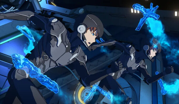 Taylor and Hayley pilot the Jaeger in Pacific Rim: The Black