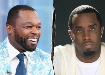 50 Cent (left); Sean "Diddy" Combs (right)