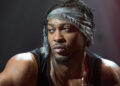 Singer/Songwriter D'Angelo And The Vanguard perform at Club Nokia on June 8, 2015 in Los Angeles, California.