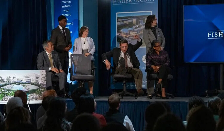 Ron's chair breaking on stage in front of all of his colleagues in The Chair Company