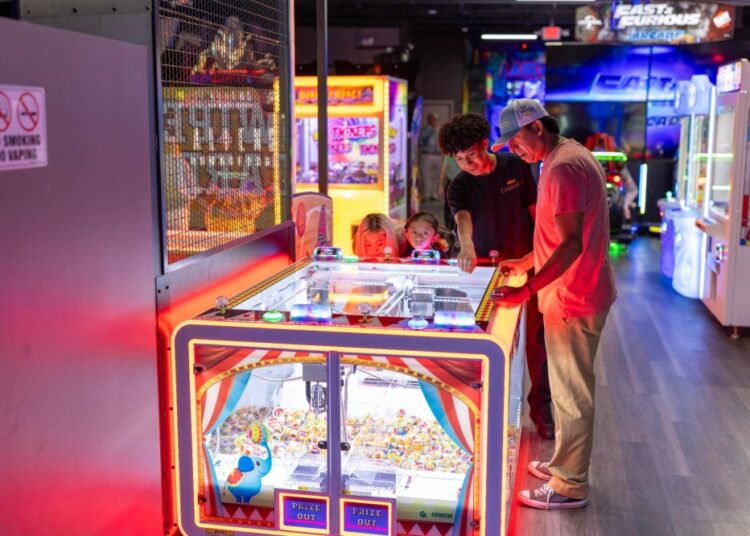 AR's Entertainment Hub offers arcade games, laser tag, roller skating and more. (Courtesy AR's Entertainment Hub)