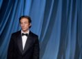 Jeremy Allen White poses in a tuxedo.