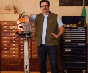 Nick Offerman is coming to Des Moines in October 2025 to celebrate his new book, "Little Woodchucks."