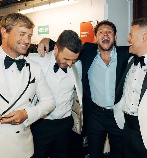 Westlife with Niall Horan. Pic: Instagram